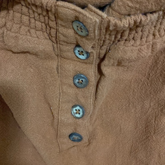 Free People Boho Style Strapless Rust Top XS - Picture 5 of 9